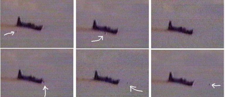 Grupo de ufologia do Cerá analisou as imagens do Tucano quadro a quadro e encontrou óvni (Reprodução)