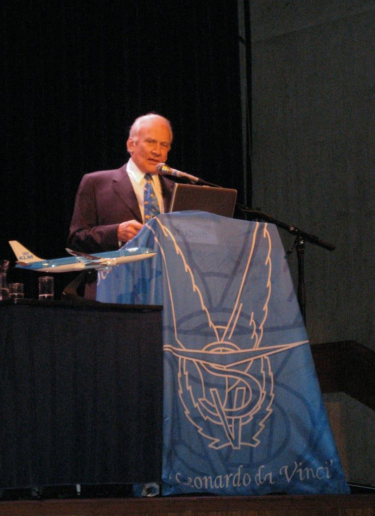 O ex-astronauta Buzz Aldrin