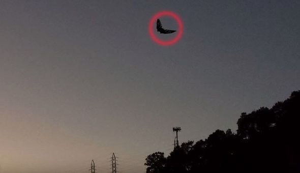 nave negra no céu de ohio
