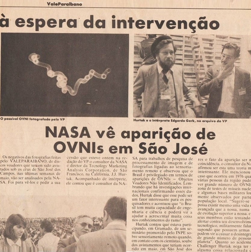 Noite oficial dos Ovnis mistério