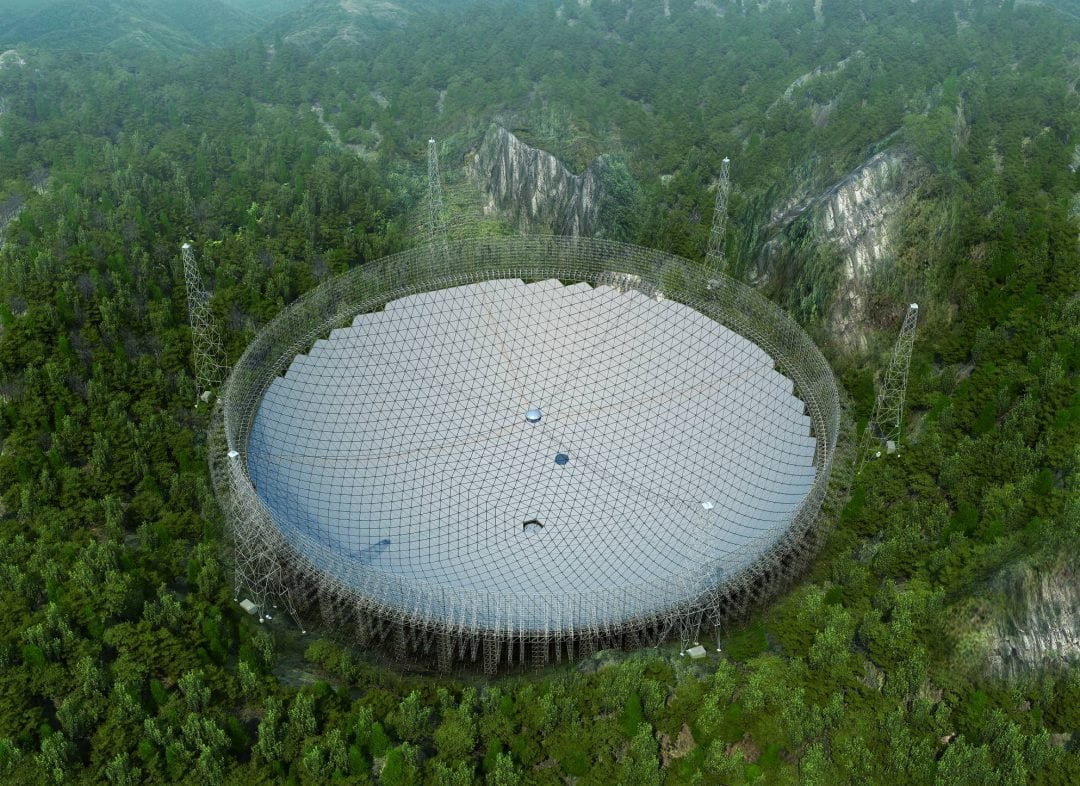 Radiotelescópio chinês acaba de captar sinais repetidos vindos do espaço 1 Radiotelescópio chinês acaba de captar sinais repetidos vindos do espaço