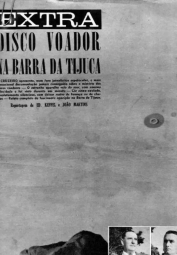 Fotos Famosas - O suposto OVNI da Barra da Tijuca 4 Destaque na revista O Cruzeiro