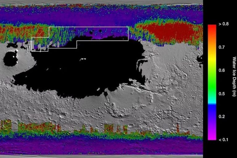 NASA descobre gelo na superfície de Marte