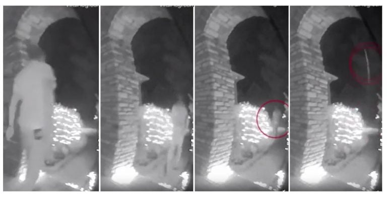 Vídeo curioso mostra homem sendo abduzido em um raio de luz