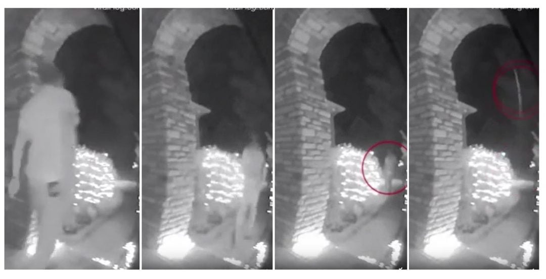 Vídeo curioso mostra homem sendo "abduzido" em um raio de luz 1 Vídeo curioso mostra homem sendo “abduzido” em um raio de luz