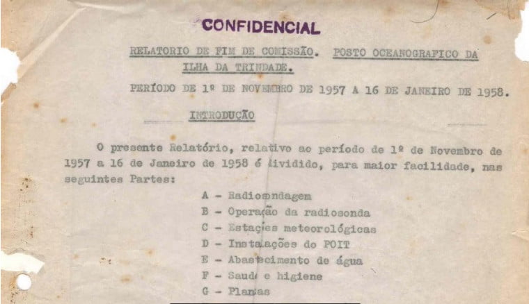 Caso Ilha de Trindade: documento divulgado por revista não comprova fotos de UFO 1 Caso Ilha de Trindade: documento divulgado por revista não comprova fotos de UFO