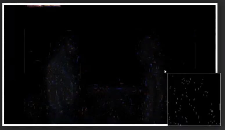 Análise do vídeo de "extraterrestre conversando" descarta montagem 2 As assinaturas de cor são as mesmas em toda a captura de vídeo, indicando que poderia não ser uma montagem digital