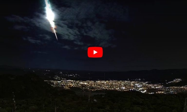 Clarão no céu e estrondo: o que caiu sobre Pernambuco na noite desta 4ª feira?