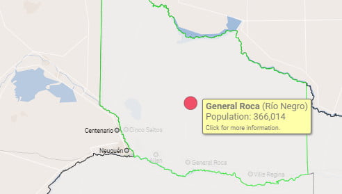 OVNI sobrevoa General Roca, na Argentina, e aeroporto confirma 2 A luz no céu foi avistada ao sul de General Roca, na Argentina. A torre de controle do aeroporto da vizinha Neuquén confirmou o OVNI