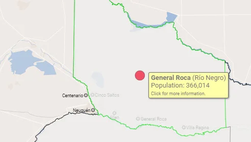 A luz no céu foi avistada ao sul de General Roca, na Argentina. A torre de controle do aeroporto da vizinha Neuquén confirmou o OVNI