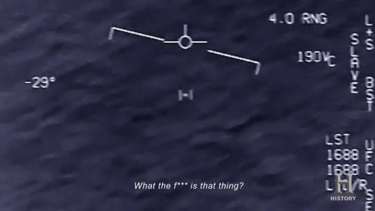 UAP detectado por avião de caça (Reprodução/Youtube)