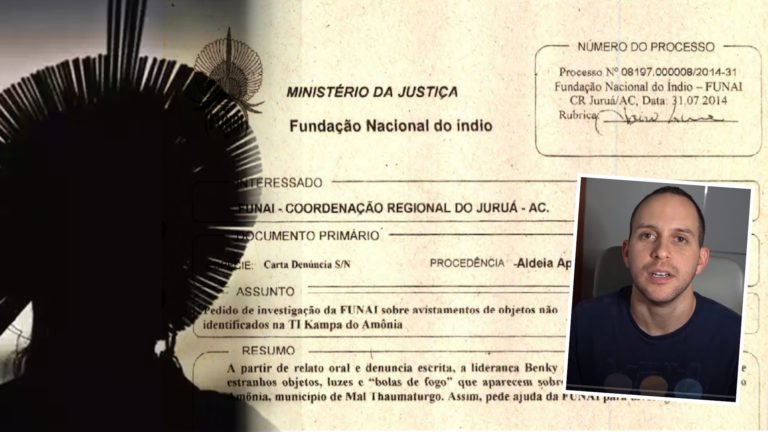 Casos de ataques de óvnis a indígenas no Acre foram divulgados por pesquisador a partir de documentos da Funai