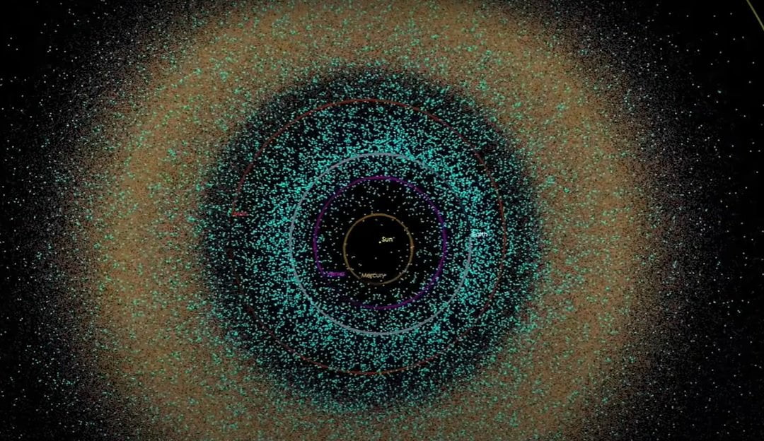 Mapeamento da NASA mostra volume colossal de asteroides no entorno da Terra 1 Mapeamento da NASA mostra volume colossal de asteroides no entorno da Terra