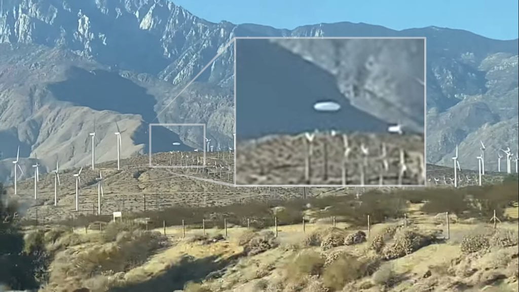 Óvni tipo Tic-Tac, nuvem ou balão? O incrível vídeo da Califórnia 1 Seria mais um caso de UFO Tic-Tac o objeto filmado na Califórnia (EUA). Foto: reprodução/Youtube - iiiAnon Dimensional