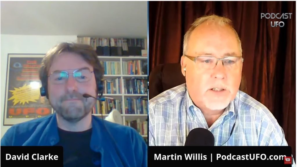 David Clarke alfineta Nick Pope e causa polêmica na Ufologia britânica 1 No PodscatUFO, com Martin Willis, o jornalista investigativo David Clarke causou polêmica ao falar de Nick Pope (Foto Reprodução)