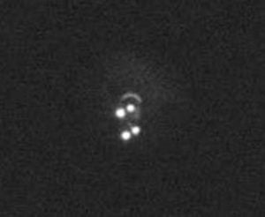 Astrônomos amadores experientes fotografam UFO em Burnet, Texas 2 Suposto objeto fotografado a paritr de um telescópio em Burnet, Texas (EUA) em julho de 2020