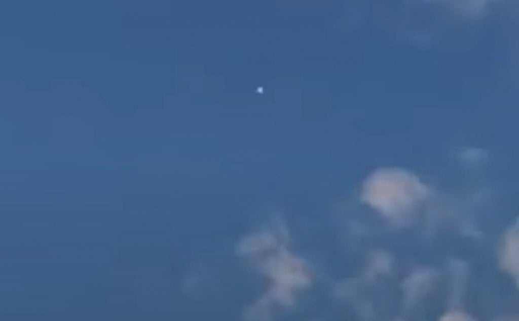 Óvni em Franca, no interior de SP, era provavelmente um balão (imagem: Youtube/Reprodução/GCN.net.br)