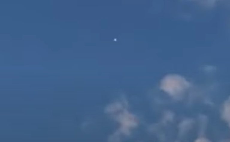 Óvni em Franca, no interior de SP, era provavelmente um balão (imagem: Youtube/Reprodução/GCN.net.br)