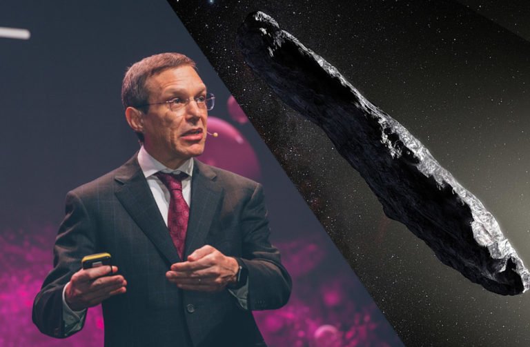 Abraham Loeb, professor de Harvard diz acreditar que 'Oumuamua era nave extraterrestre (Havard/Divulgação e ESO/M. Kornmesser)
