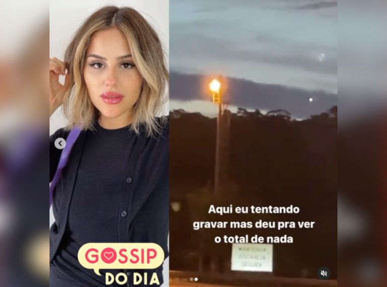 Isabela Matte relata avistamento de óvni. (Imagem: Reprodução/Gossip do Dia)
