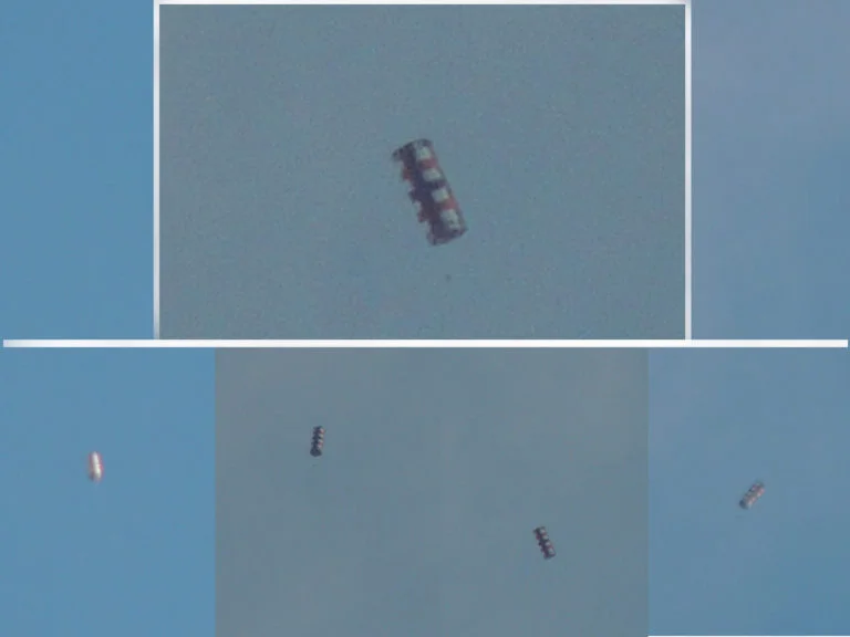 Testemunha fotografa objeto cilíndrico incrível em Petrópolis, RJ. Balão ou óvni (Fotos Alessandro Marques)