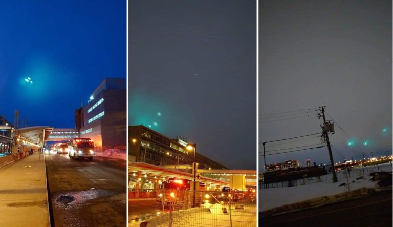 Óvni sobrevoa aeroporto no Canadá e se divide em três