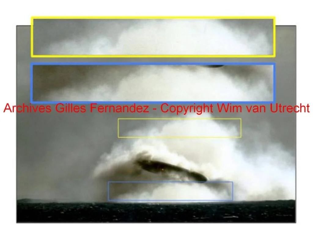 As estranhas fotos de óvnis no mar tiradas do submarino USS Trepang em 1971 5 Em 26 de junho de 2017, o investigador de óvnis Gilles Fernandez postou em seu faccbook essa descoberta de Wim Van Utrecht (Fonte The Back Vault)