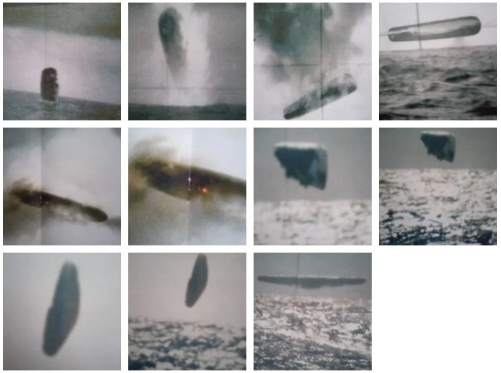 As estranhas fotos de óvnis no mar tiradas do submarino USS Trepang em 1971 1 As estranhas fotos de óvnis no mar tiradas do submarino USS Trepang em 1971