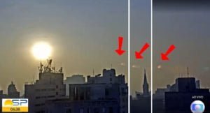 Depois do Brasil Urgente agora foi a vez do jornalistico Bom Dia SP registrar um ovni nos ceus da capital Sao Paulo