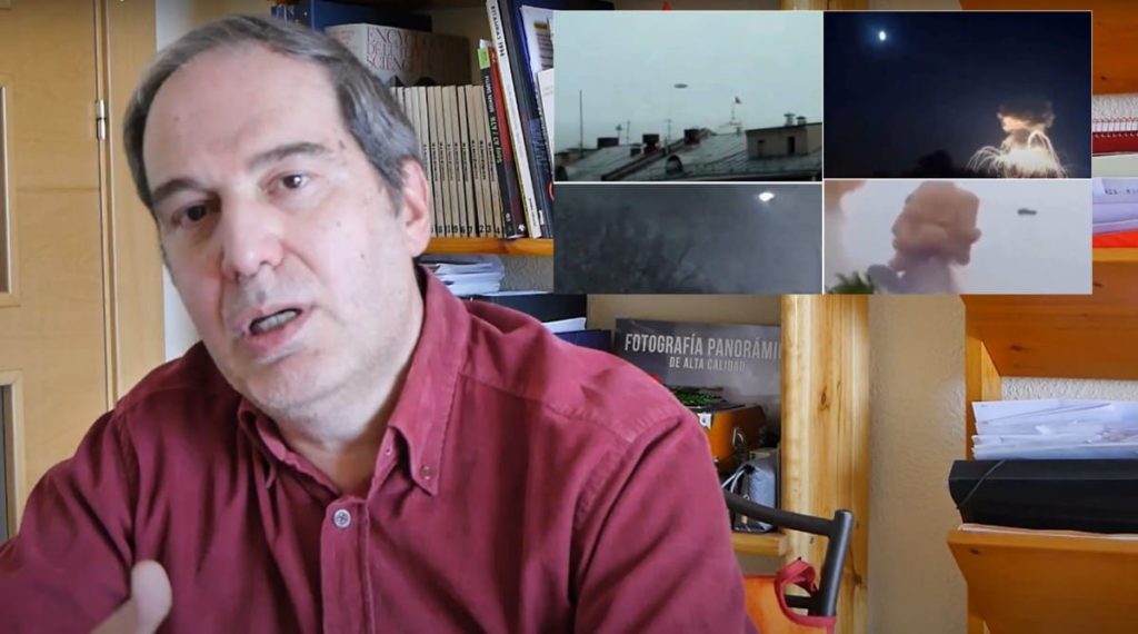Ufólogo experiente refuta história de UFO que ajudou tropas ucranianas 1 Experiente ufólogo Pablo Villarrubia Mauso refuta história de UFO que teria ajudado tropas ucranianas - propaganda (Reprodução/Youtube)