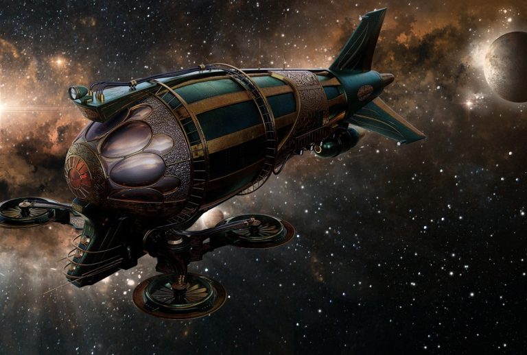 Motor nuclear inovador pode revolucionar viagens espaciais - Ilustração de nave espacial Pixabay Imagem de ImaArtist - Reduzida