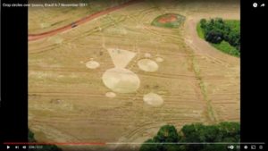 Circulo em 2011 Ipuacu. Fonte Canal lestestcropcircles Reproducao Youtube