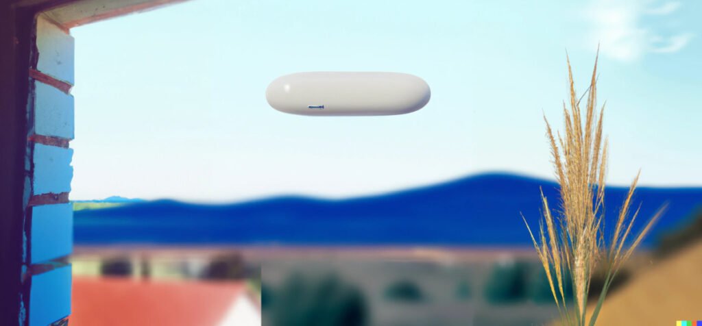 Sentient: sistema secreto da NRO capturou possível óvni "Tic Tac" em 2021 1 Imagem ilustrativa. O formato de óvni Tic Tac ficou famoso na Ufologia. Aparentemente, foi detectado pelo Sentient, sistema altamente secreto (Crédito: Dall-E/Portal Vigília)