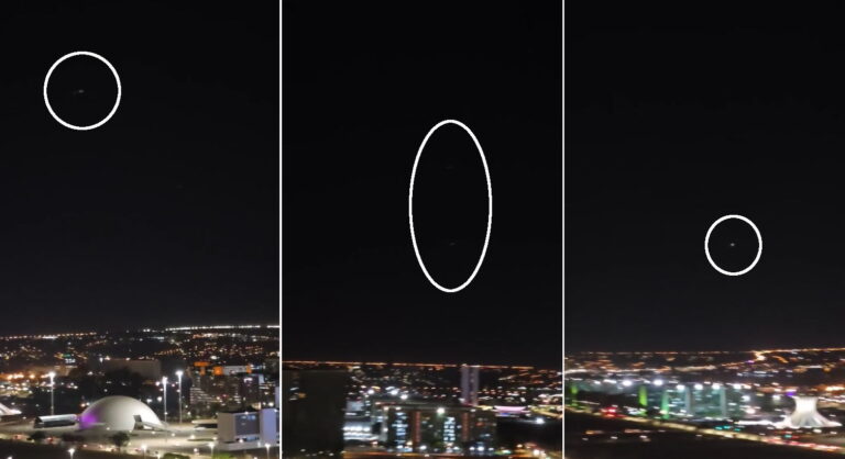 Luzes misteriosas em Brasília (Reprodução/Crédito: Rony Vernet)