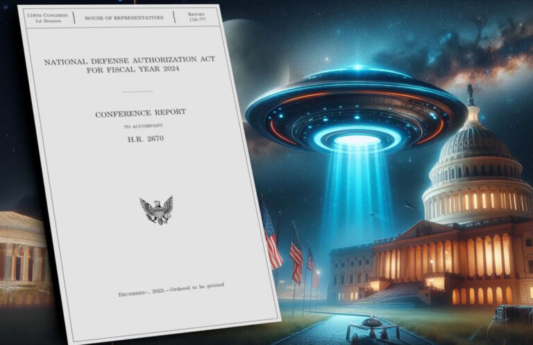 FY24 NDAA Conference Report FINAL UAP Disclosure ACT