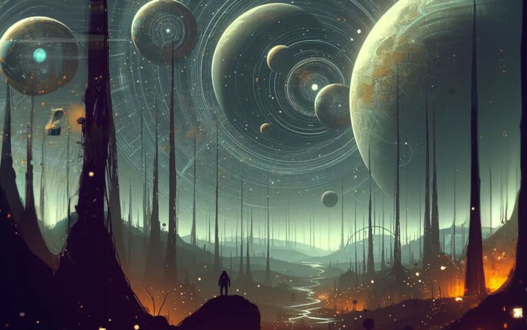 A hipótese da Floresta Negra e os alienígenas ocultos (Ilustração: Dall-E 2/Portal Vigília)