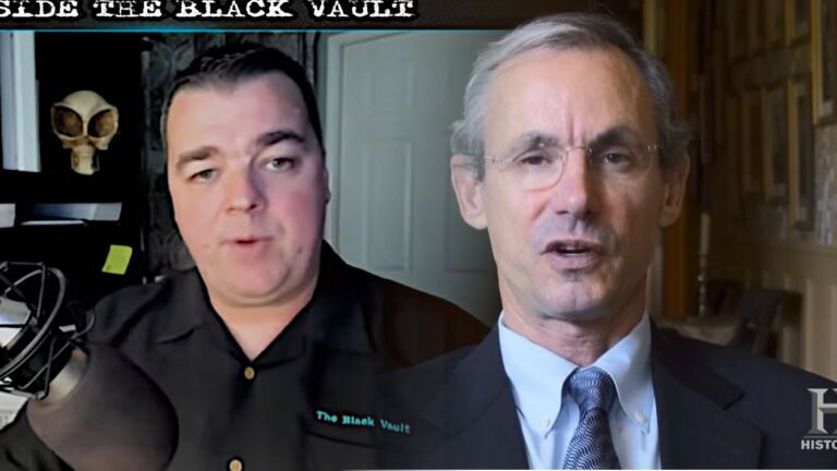 John Greenewald e Christopher K. Mellon (Reprodução: Youtube)