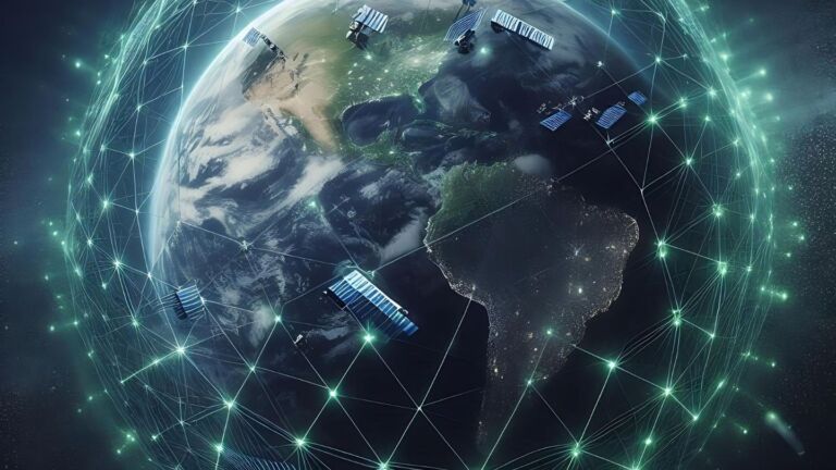 Inteligência artificial de startup vai trabalhar para DARPA na detecção de satélites anômalos (Ilustração criada com IA/Portal Vigília)