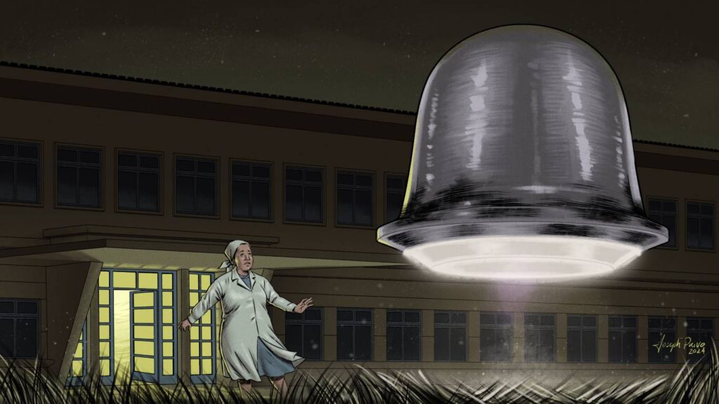 Encontro noturno no hospital: o emblemático caso Maria Cintra 1 Encontro noturno no hospital: o emblemático caso Maria Cintra (ilustração de Joseph Paiva, gentilmente cedida por Rodrigo Visoni)