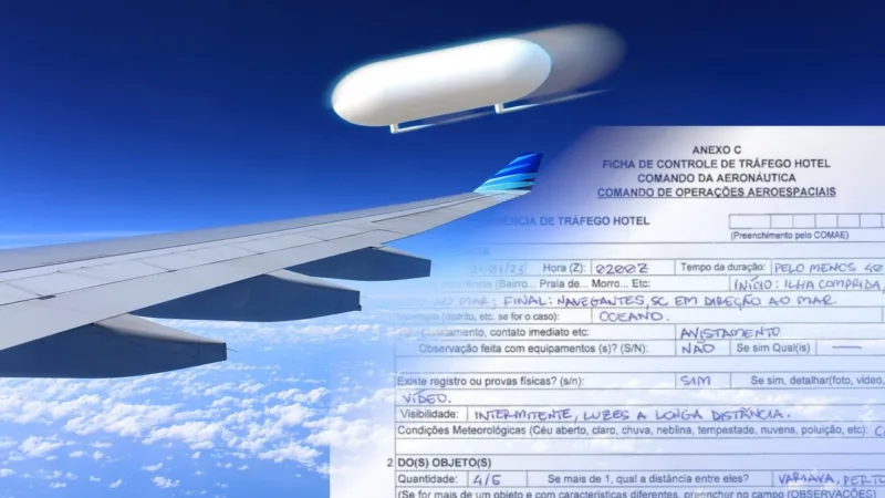 Segurança: Arquivo Nacional libera documentos de encontros de aviões com OVNIs