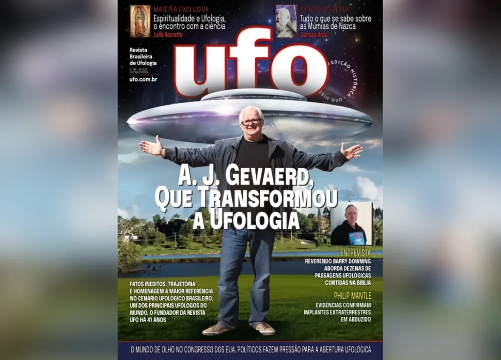 Revista UFO retoma publicação impressa 1 Capa da edição 288, que marca o retorno da Revista UFO à edição impressa (Reprodução)