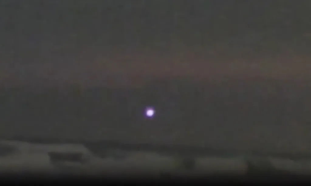 UAPs em Long Island são analisados em estudo científico 1 Captura de tela de video registrado pelo estudo Eye on the Sky dedicado a UAPs