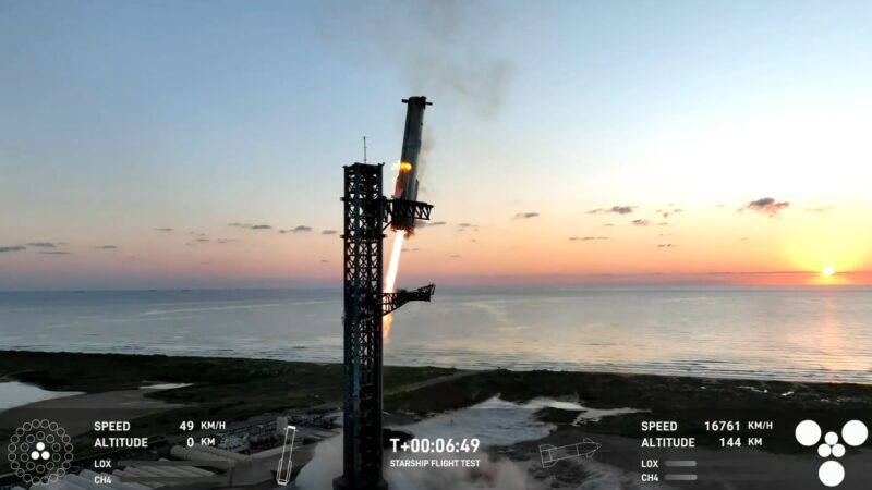 Com recuperação do booster da Starship, o Super-Heavy, SpaceX vai acelerar corrida espacial