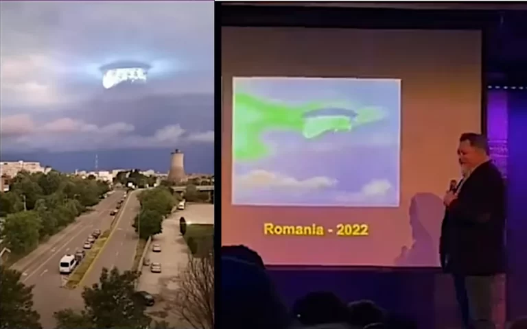 Análise incorreta de montagem simples ('nave-mãe') coloca em cheque a credibilidade de Lue Elizondo (Reprodução Facebook/X.com)