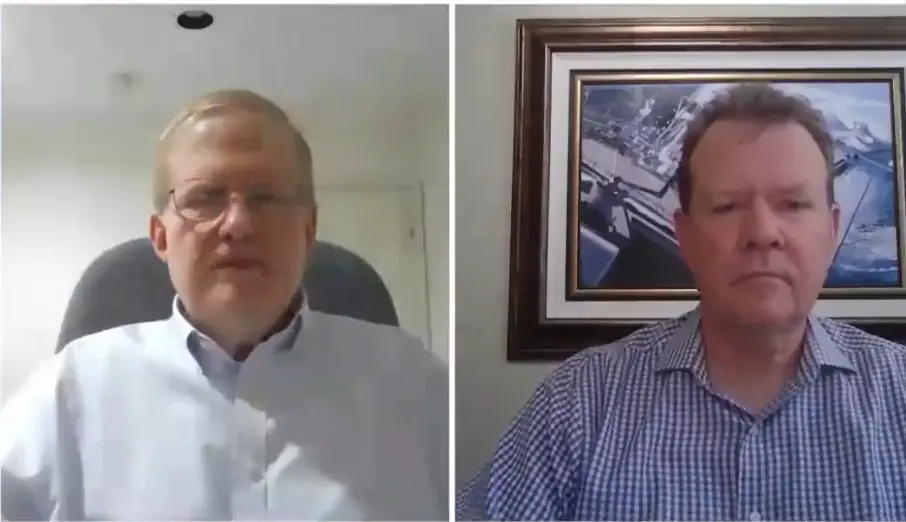 Confirmadas as testemunhas da nova audiência sobre UAPs na Câmara dos EUA 4 James T. Lacatski e Colm A. Kellerher, em entrevista à Exomagazin.tv (Reprodução)