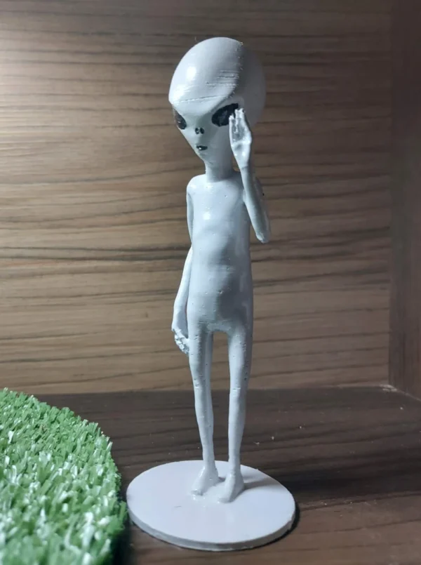 Boneco Estatueta Colecionável Alien Grey - Impressão 3D