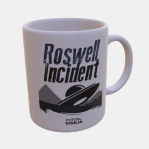 Caneca Roswell Incident - o mais famoso caso da Ufologia mundial: um acidente de um OVNI/UFO