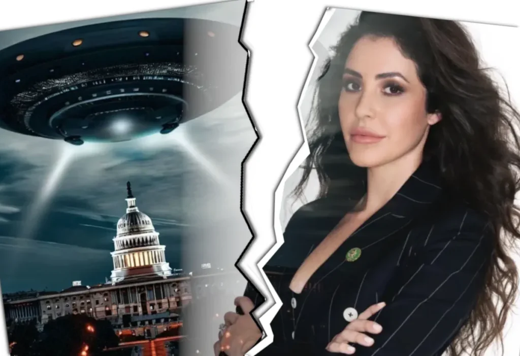 Anúncio de congressista Luna sobre OVNIs decepciona expectativas de "impacto" 1 Deputada Anna Luna, nos EUA, frustra expectativas de anúncio 'impactante' sobre OVNIs (Montagem sobre foto de arquivo pessoal Facebook/Rep.Luna)