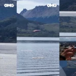 Especialista brasileiro garante que OVNI de Ushuaia foi inserido digitalmente nas imagens (Crédito - reprodução OMG com fotos InfoFueguina)