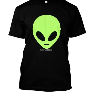 Camiseta de Alien - ET - Extraterrestre - Alienígena - Grey Verde